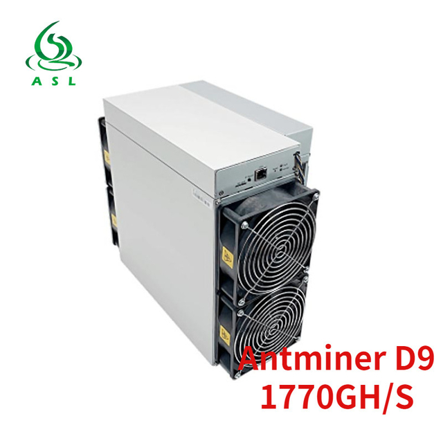 New Antminer D9 (1770Gh) from Bitmain Mining X11 Algorithm with a Maximum Hashrate 1770 GH/s 2839W Asic Miner